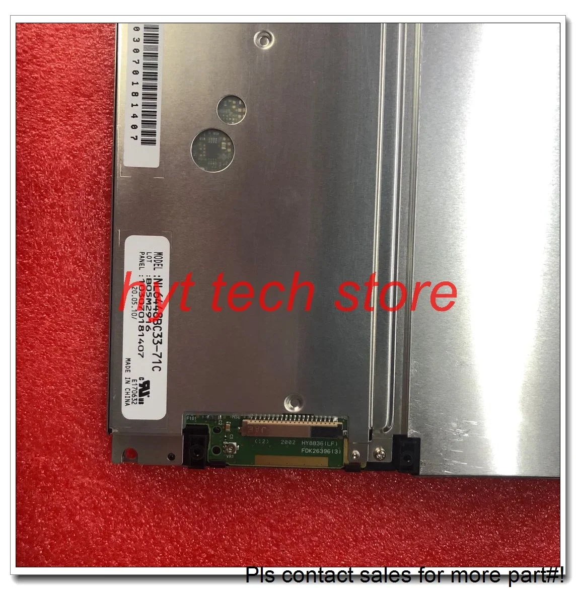 Painel LCD NLT de 10,4 POLEGADAS NL6448BC33-71C ou NL6448BC33-71F 640*480, original e grau A + em estoque