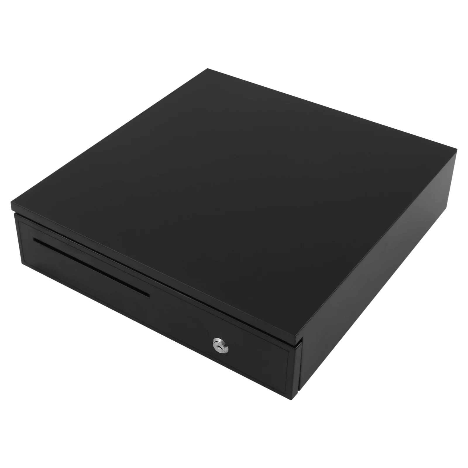 Black Eight Grid Cash Box 405 Cash Register Drawer Cash Register Drawer With 3-Position Lock For Hotels Supermarkets Hospital