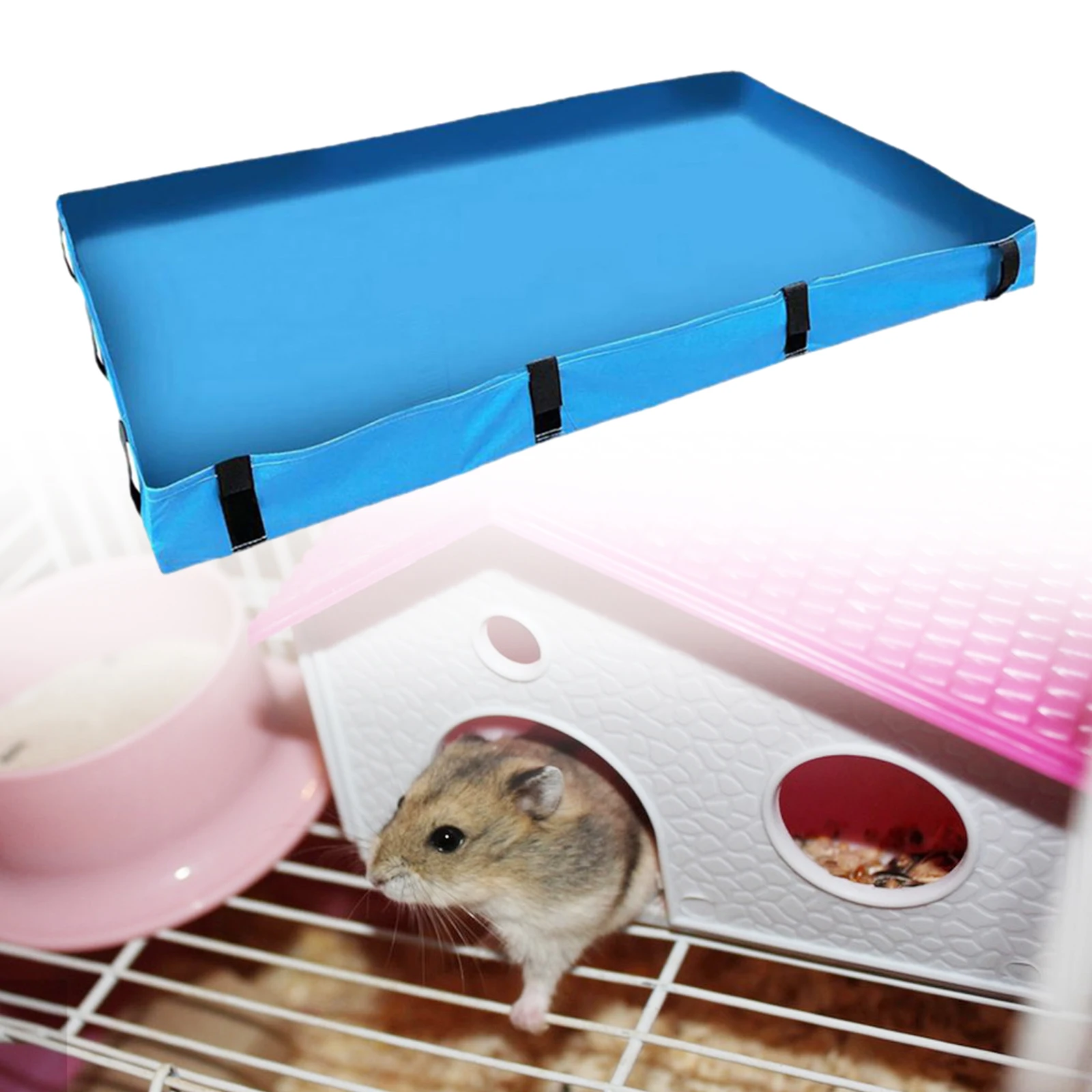 Guinea Pig Cage Bottom Cover Detachable Accessories Washable Habitat Liner Mat for Hedgehog Hamsters Squirrel Rabbits Puppy