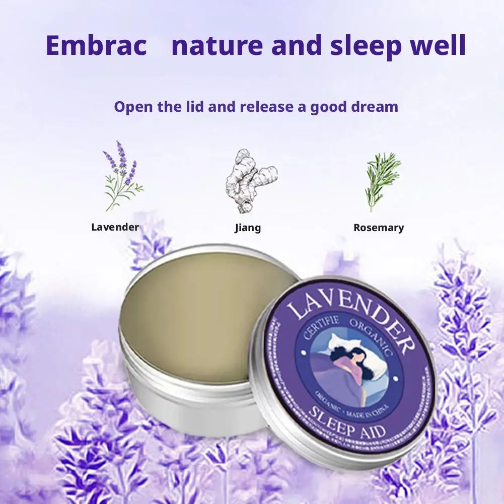 1/2/3PCS Lavender Aromatherapy Balm with Lavender & Vitamin E For Dry Skin, Gentle Moisturizer Body Balm for Sleep & Self-Care - view 2