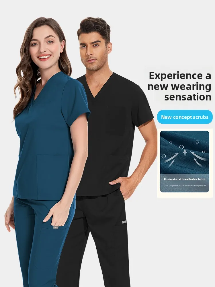 

High Quali ort Sve V-Ne Nurse orm Set Work orms Трансграничная новая женская модная одежда из полиэстера