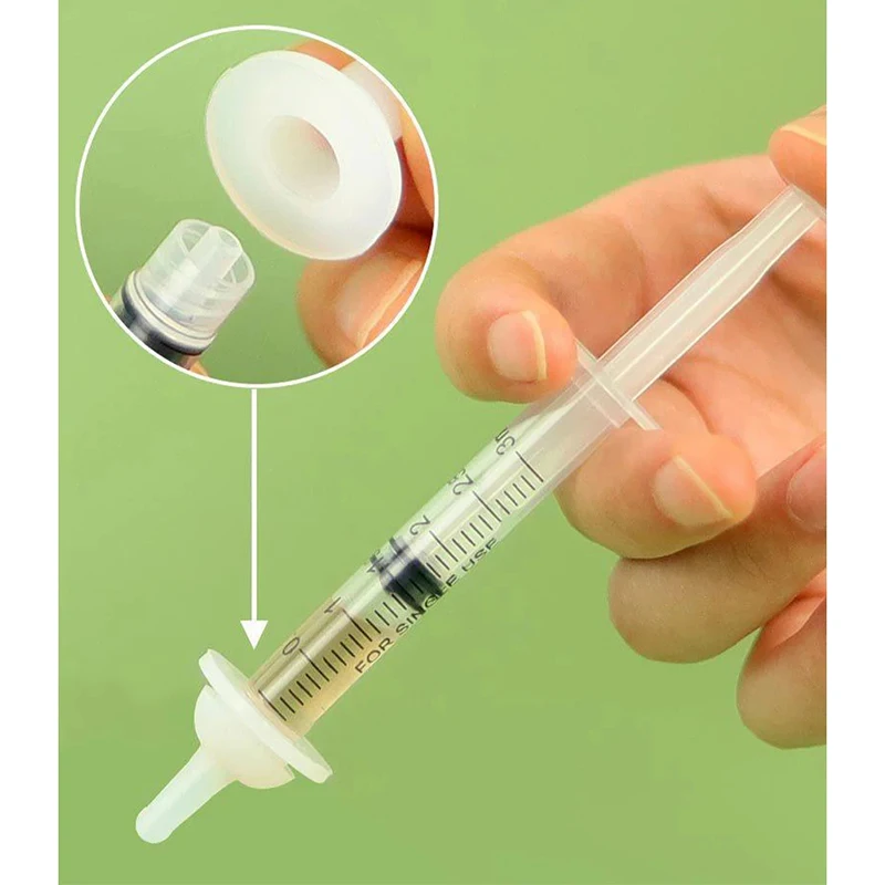 Pet Dog Silicone Newborn Pacifier Liquid Medicine-Dispenser Feeding Syringe With Scale For Kitten Puppy Feeding Bottle Pet Items