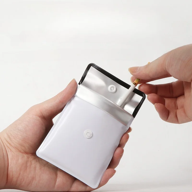 Portable Pocket Ashtray Pouch Mini Storage Bag Coin Purse Boyfriends Gifts Ash Tray Travel  Outdoor Storage Ashtray