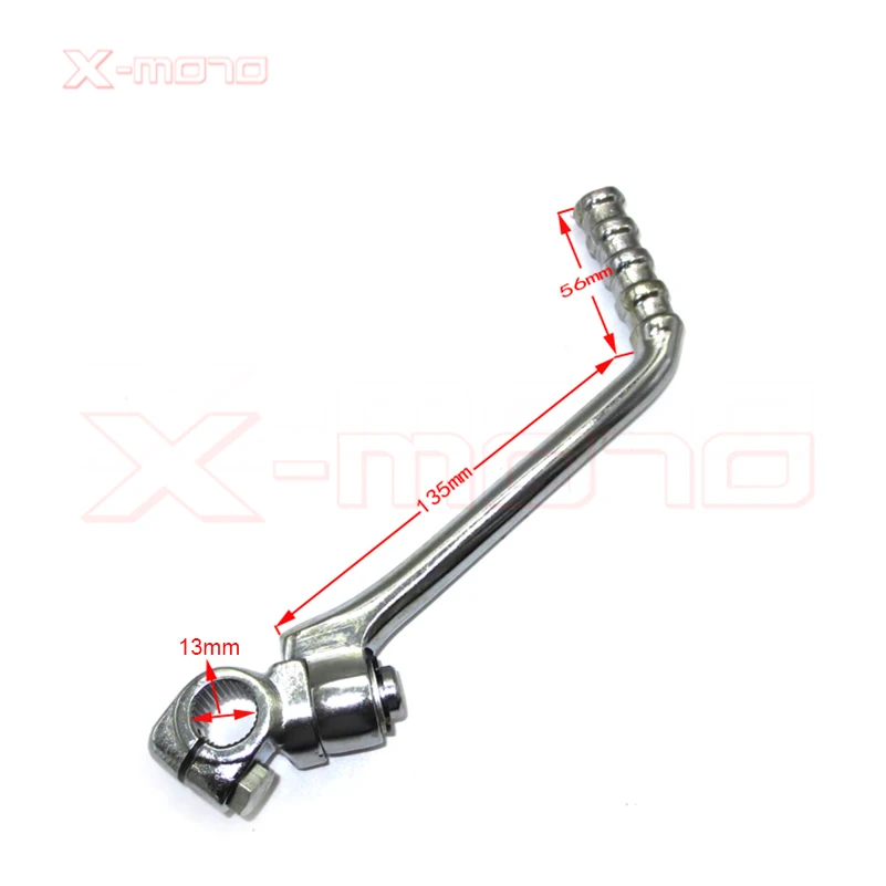 Steel Kick Start Lever 13/16mm Mounting Hole Fit To YX GPX KAYO 140 /150/ 160cc Dirt Pit bike Spare Parts