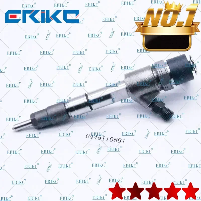 

ERIKC CR 0 445 110 690 Injector Part 0445110690 Diesel Engine Fuel System Repair Parts 0445 110 690 Injector Nozzle DLLA146P2487