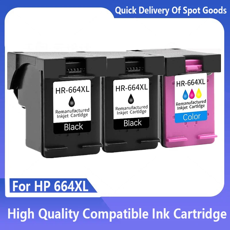 664XL Ink cartridge Compatible for HP 664 for HP 664XL Deskjet 1115 2135 3635 2138 3636 3638 4535 4536 4538 4675 printer