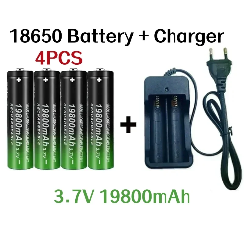 Rechargeable Battery for Remote Control Screwdriver, 18650 Battery, 19800mAh, 3.7V Charger, 18650Li-ion Batteries, Newest, 2024