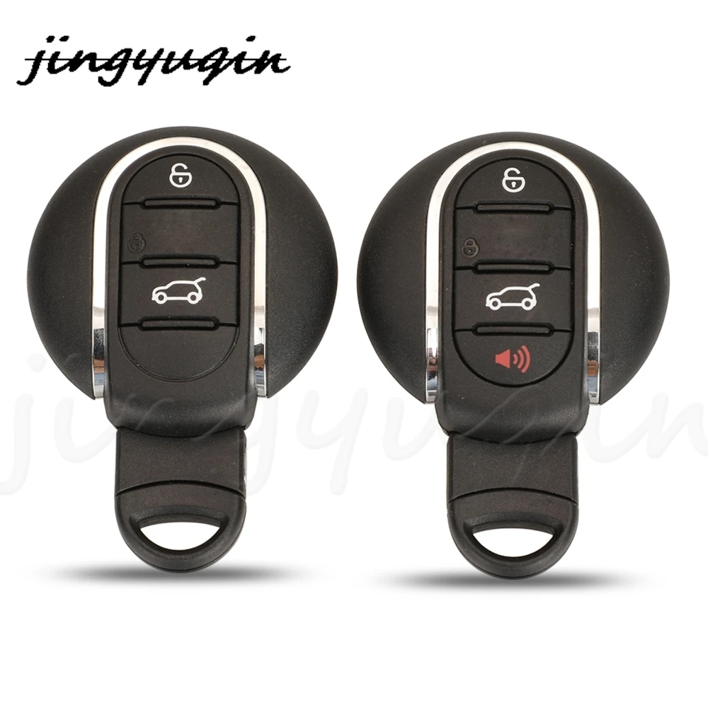 

jingyuqin 3/4 Buttons Replacement Remote Car Key Shell Case Fob For Mini COUNTRYMAN (F60) COOPER (F55/F56/F57) CLUBMAN (F54)