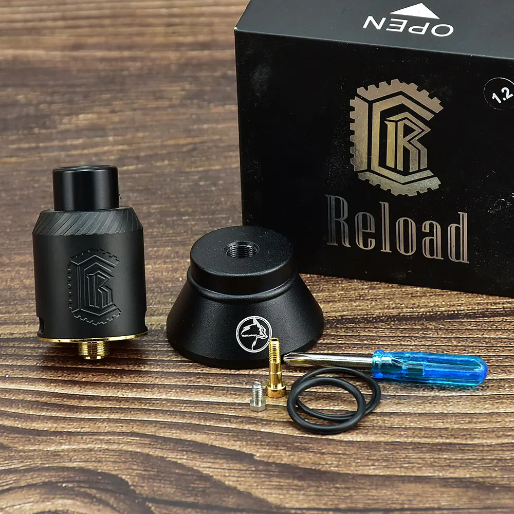 Vape Klassieke Stijl Herladen Rda V1.2 Stijl 304ss Rebuildable Tank Vape Verstuiver 1:1 Stijl Rda Tank Verstuiver Rda