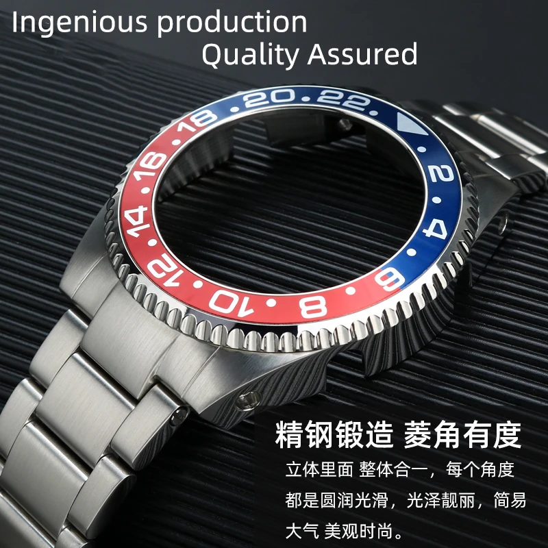 Suitable for Casio G-SHOCK GA-2100/2110 case strap Rolex water ghost stainless steel modified male