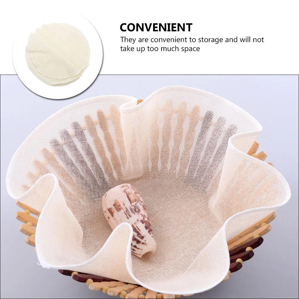 

20Pcs Steamed Gauze Nonstick Steamed Cloths Foldable Convenient Storage Buns Mats Household Pads Fruit Basket Pad
