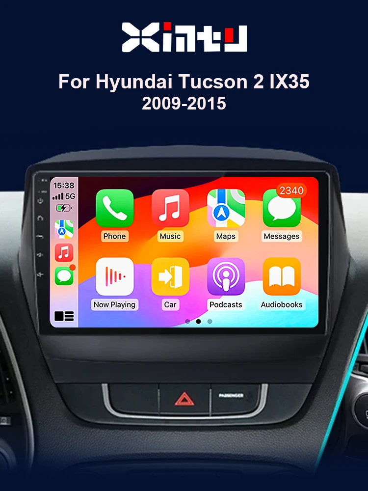 Xintu Autoradio Per Hyundai Tucson 2 ix35 2009 - 2015 wireless CarPlay Android Auto auto sistemi intelligenti Unità Testa di Navigazione