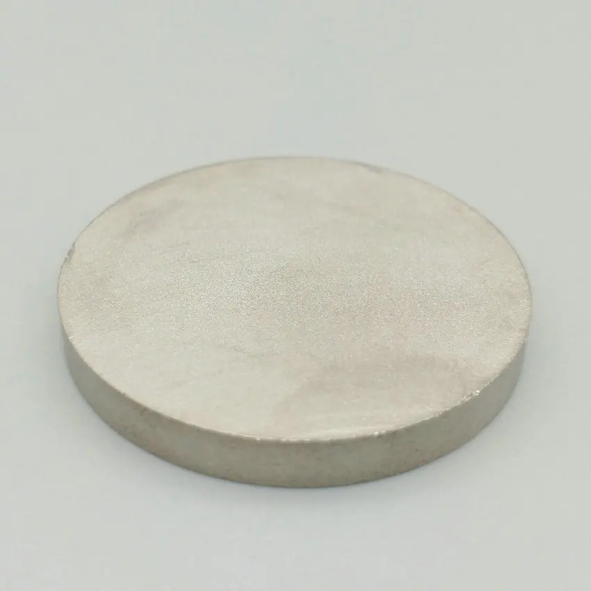 

SmCo Magnetic Disc Diameter 50mm Height 5mm Sm2Co17 Axially Magnetized High Temperature Magnets