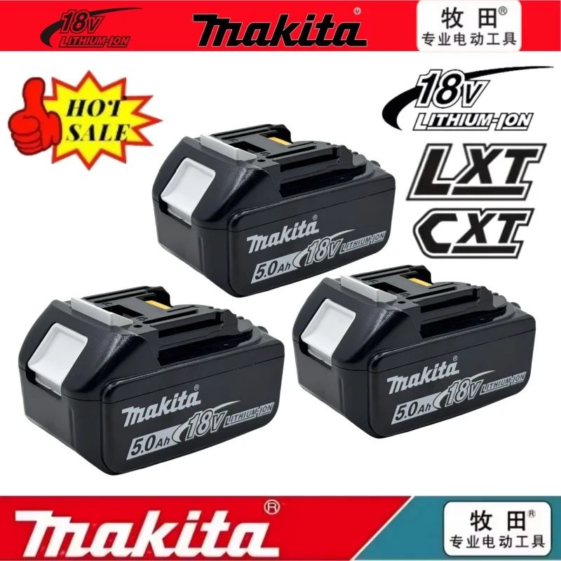 Batterie au lithium de remplacement Makita 18V neuve d'origine 5Ah/6Ah BL1830B BL1850B BL1850 BL1840 BL1860 BL1815