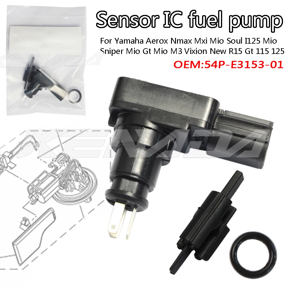 For Yamaha Aerox Nmax Mxi Mio Soul I125 Mio 125 125s Sniper Mio Gt Mio M3 Vixion New R15 Motorcycle Ic Part Fuel Pump Assembly