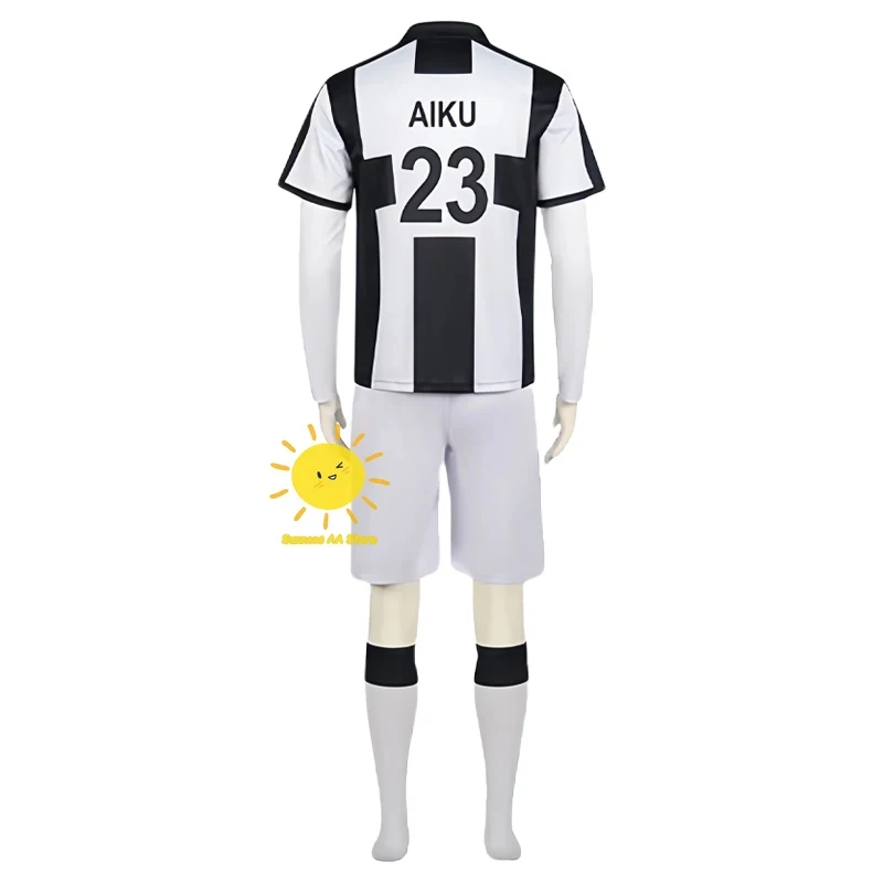 Disfraz de Halloween ♥ Camiseta de Fútbol de Anime Blue Lock de Ikki Oliver, Calcetines de Niko Aiku, Ropa Sorpresa Nueva de Carnaval Co 2026