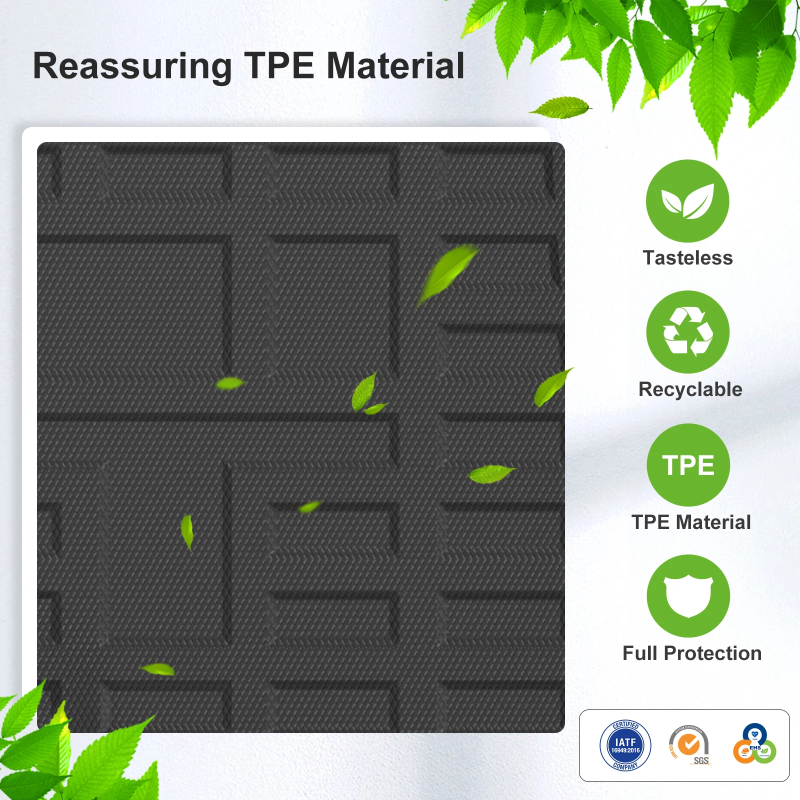 Smabee Right Drive for Jetour T2/Traveler 2025+ Malaysia Spec TPE Car Floor Mats Cargo Liner Trunk Pad All-Weather Accessories view 5