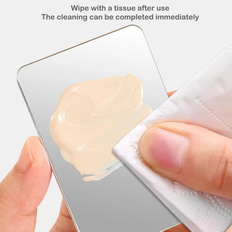 Bunte Palette Tablett Mischen Ring Make-Up Toner Spatel Flüssigkeit Mischen Foundation Creme Mischen Kosmetik Make-Up-Tool Für Reisen