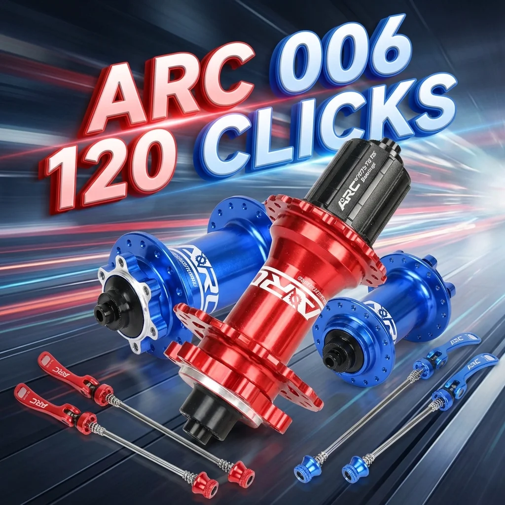 

ARC MTB Hub 4 Pawls 3 Teeth 120 Clicks Mountain Bike Hub Front 2 Rear 4 Sealed Bearing Disc Brake Hub 28H 32H 36H HG 8-12 Speed