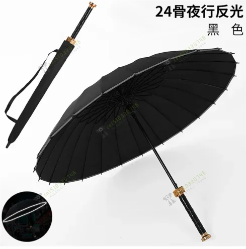 Business katana Umbrella samurai Long Handle Umbrella Samurai Sword gift for man Children Paraguas Household Merchandises 9K