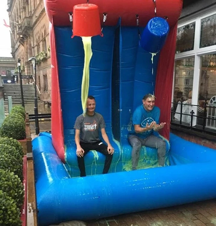 

Commercial Inflatable Gunge Splash Dunk Tank Game Roulette Sport Game