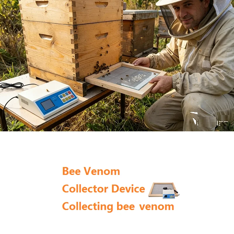 Full Set Bee Venom Collector Device Electronic Bee Venom Collecting Machine Bee Venom Extractor Collection Beekeeping Equipment