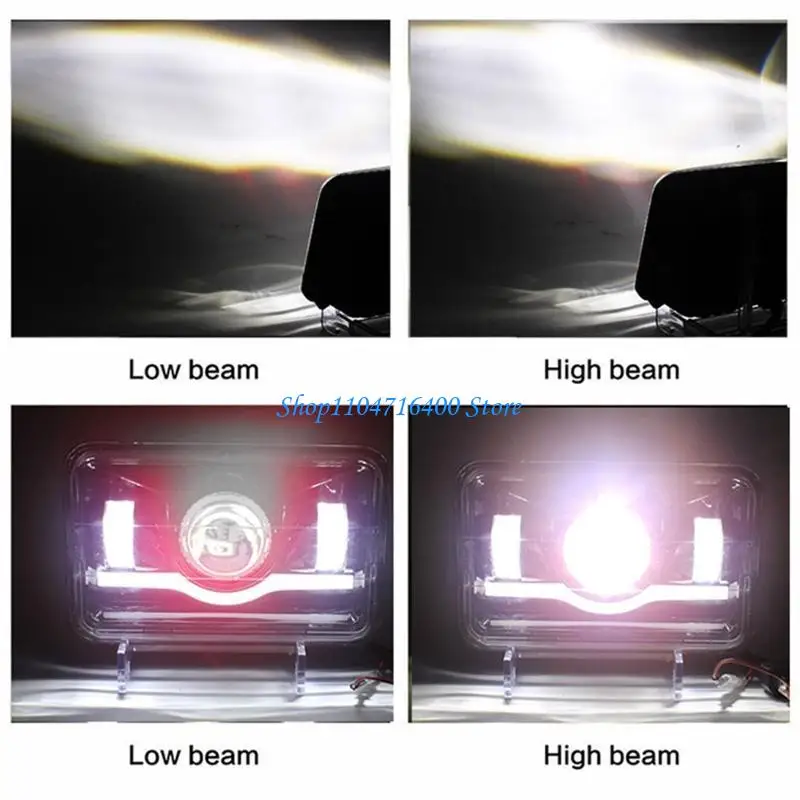 

y1gd Universal 60W LED Work Light for Cars Boat 6000 Lumen Bright Headlight