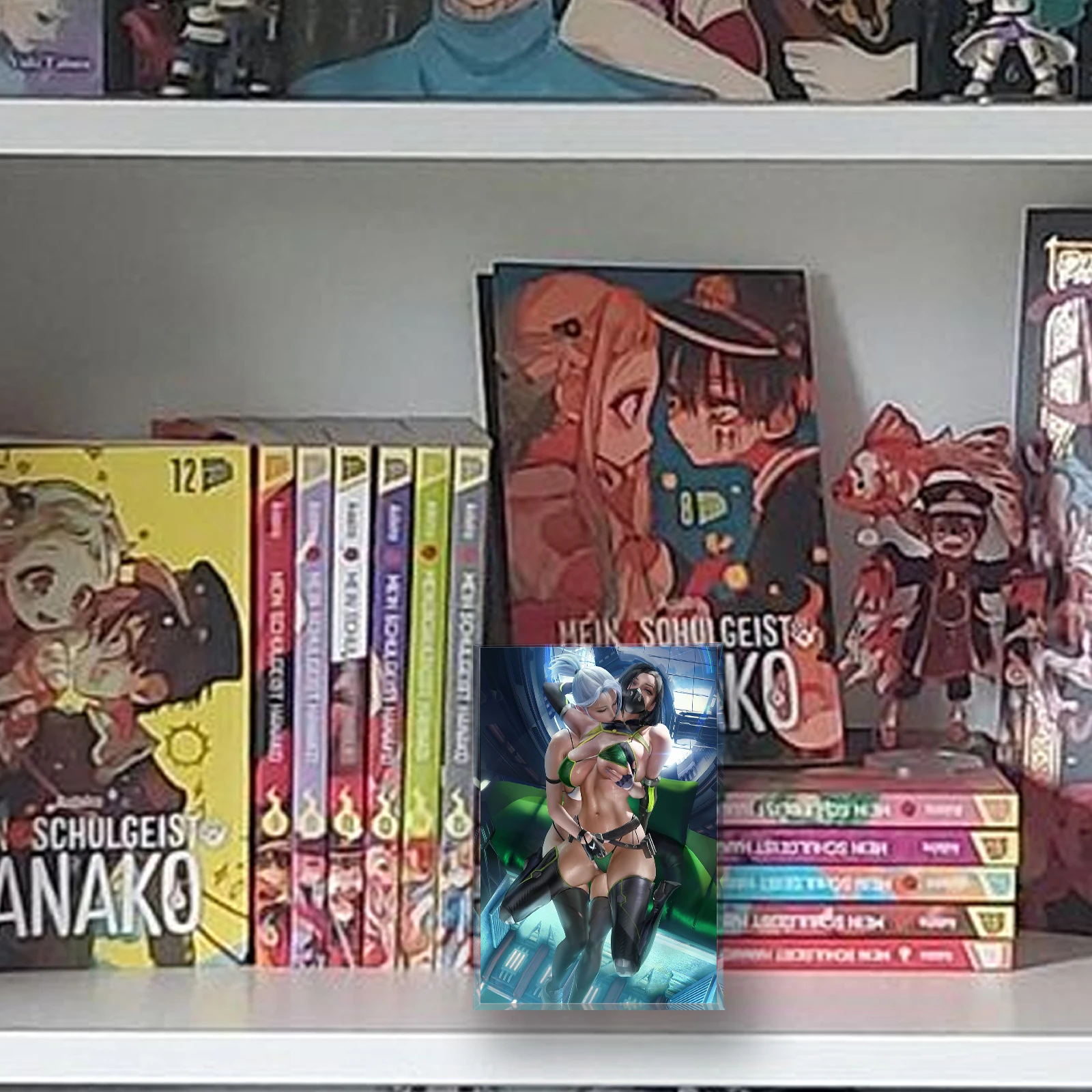 ملصق مكتب مثير يوري وايفو ثلاثي الأبعاد، كتلة أكريليك للفتيات أنيمي GL، ديكور غرفة الألعاب، هدية مطبوعة فنية قابلة للجمع #5