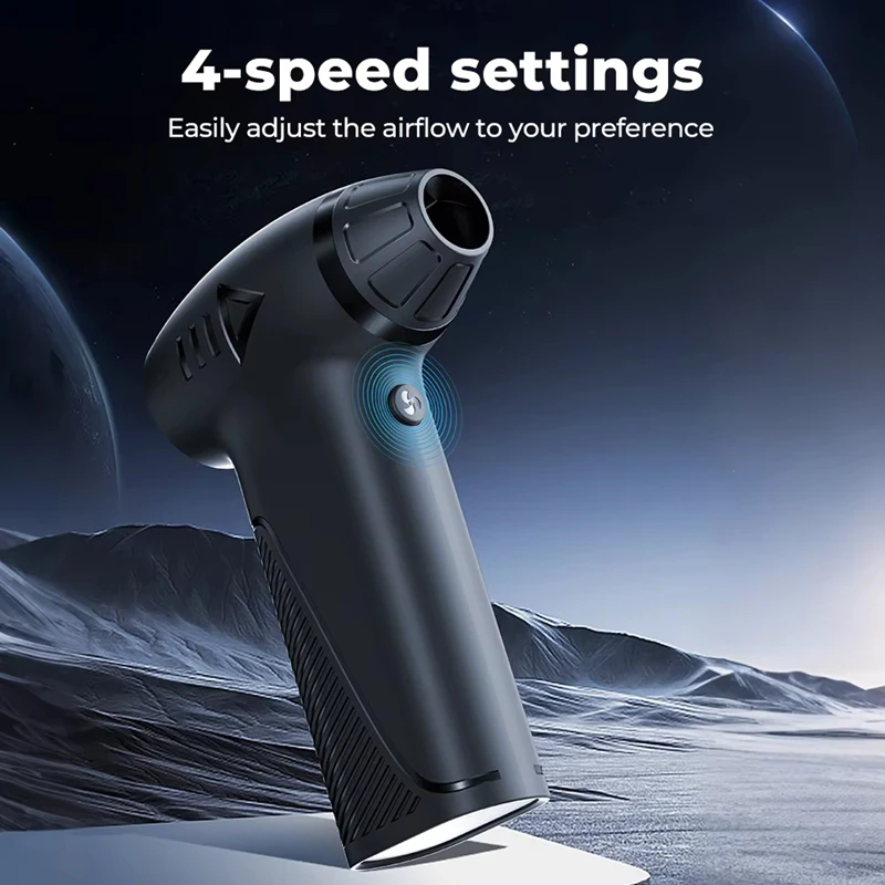 

Violent Fan 130000RPM Powerful Air Blower Vacuum Dust Cleaner Type-C Charge Strong Winds 58m/s Brushless Turbo Jet Blower