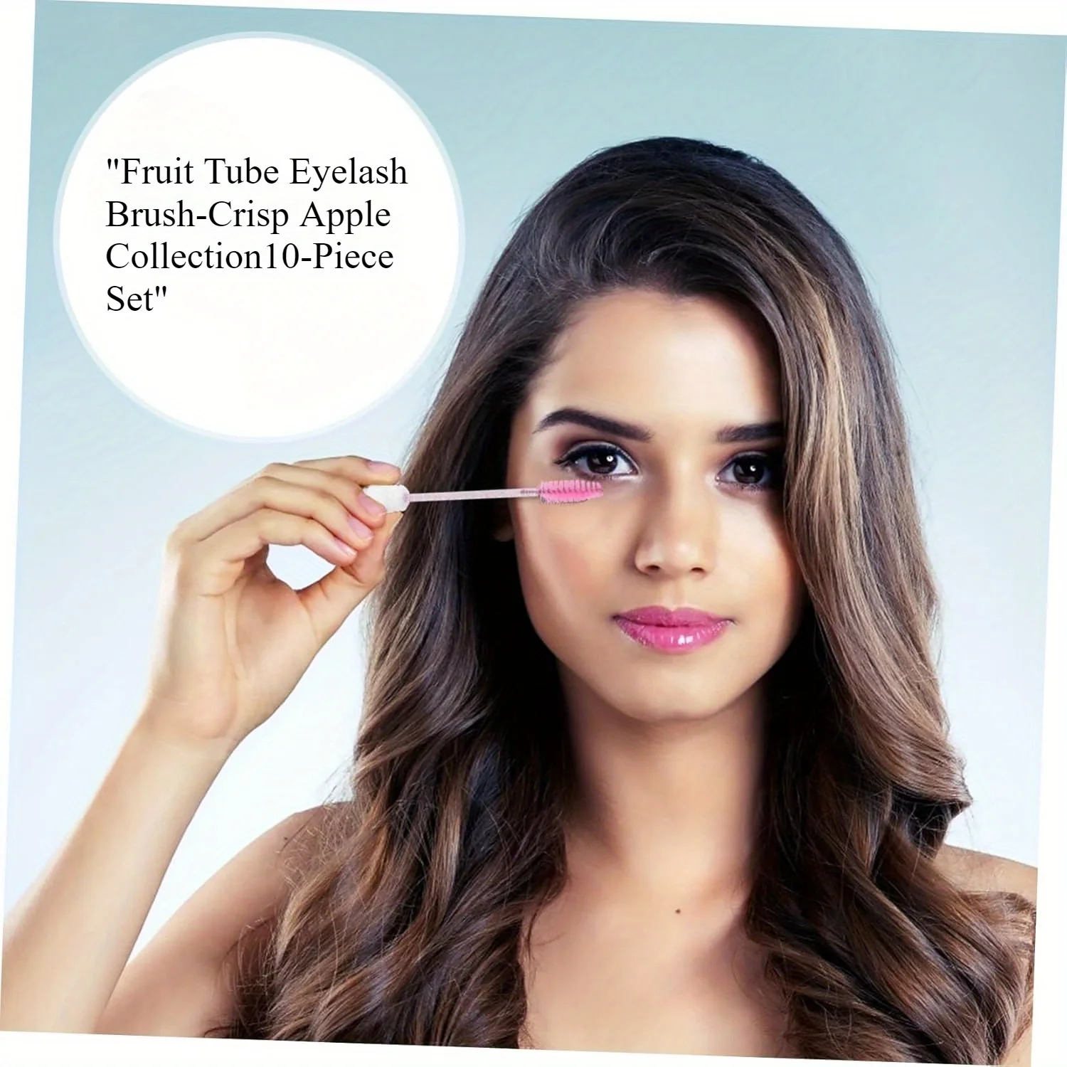 10 szt. Szczoteczka do rzęs z pyłoszczelną probówką przenośna kryształowa szczepienie szczoteczka do rzęs grzebień do rzęs szczoteczka do brwi Mini przybory do makijażu