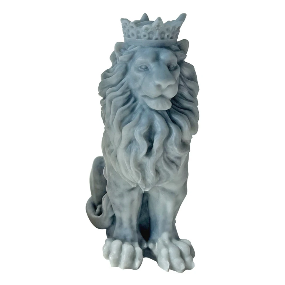 

3D Lion King Aromatherapy Candle Mold DIY Animal Gypsum Ornament Silicone Mold Scented Making Tools 3D DIY Handmade Fragrance