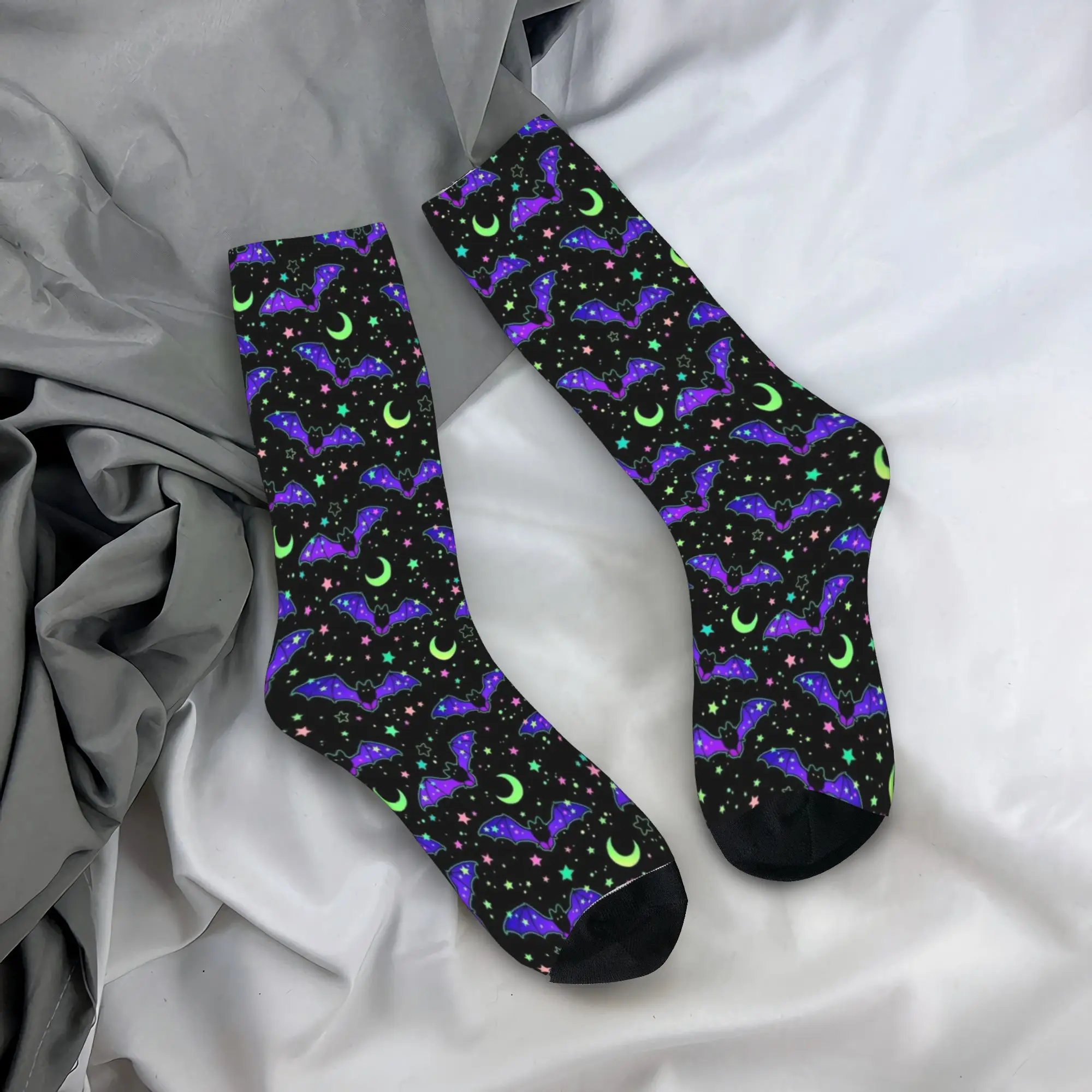 Dark Swirl Chaos Abstract Texture Socks  Anti Bacterial Stockings Men Quality Cycling Socks Autumn Kawaii Design Socks