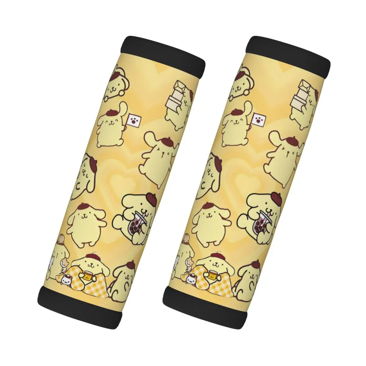 

Пользовательский мультфильм аниме Pom Pom Purin ручка для багажа обертка для чемодана идентификатор 2-пакет ручка для холодильника