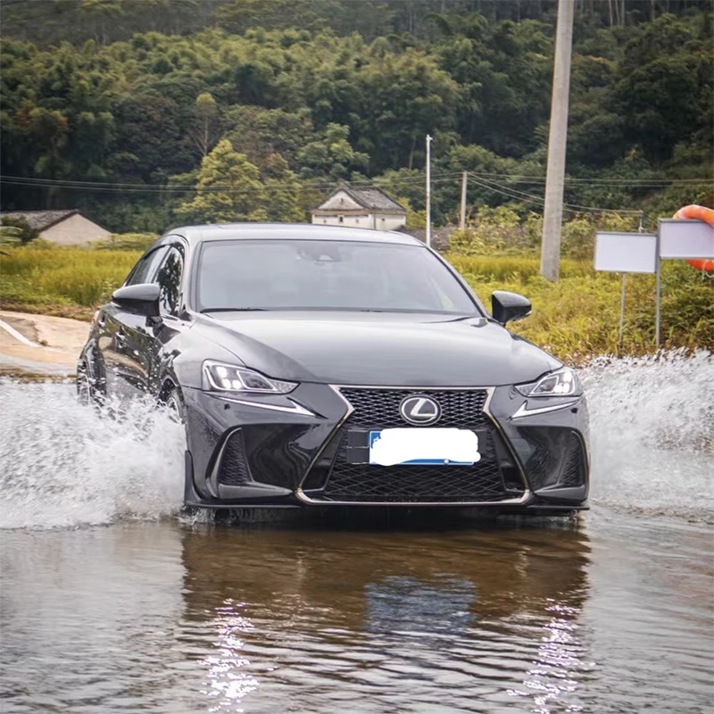 High quality carbon fiber front bumper separate lip spoiler body kit for the Lexus IS200T IS300 IS350 F-sport2017 2018 2019 2020