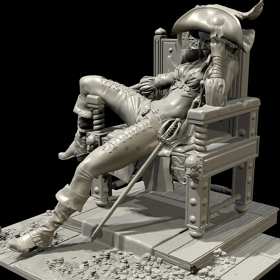 The height of man 35mm 45mm 70mm Resin model kits figure beauty colorless and self-assembled 3D Printing TD-7121/3D