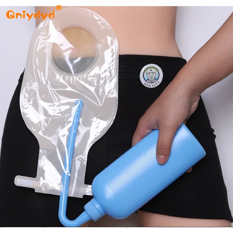 300ML Colostomy Bag Cleaning Bottle Reusable Ostomy Cleaning Tool Suitable for Cleaning of All Ostomy Bags