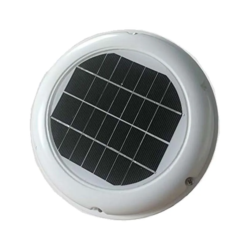 2.5W Solar Vent Fan Ventilator for Bathroom Shed Home Conservations Caravans Boat Greenhouse