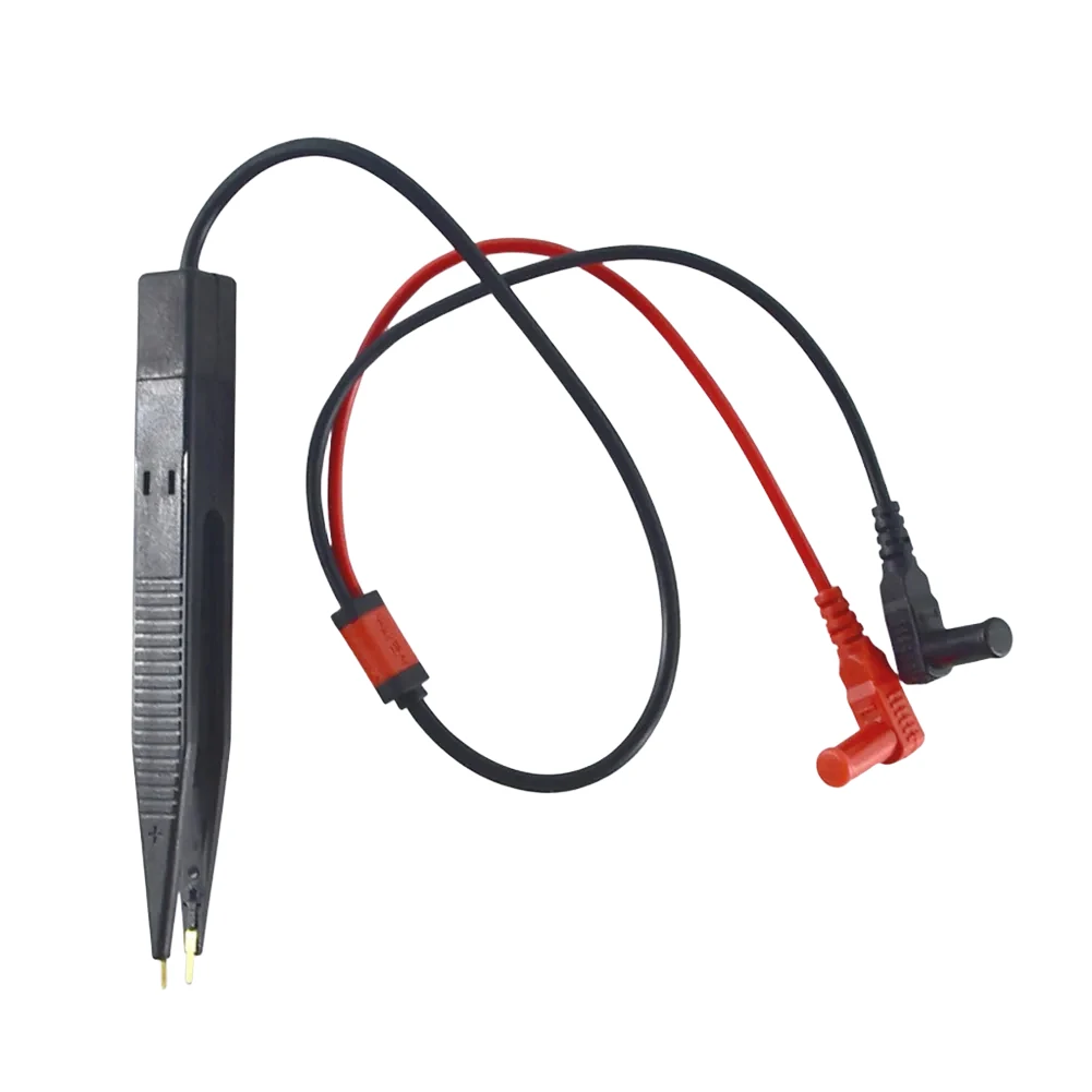 

1 Pack Multimeter Tweezers Probe for Inductance Resistance Test Clip with 1 Meter Cable for Accurate Measurements