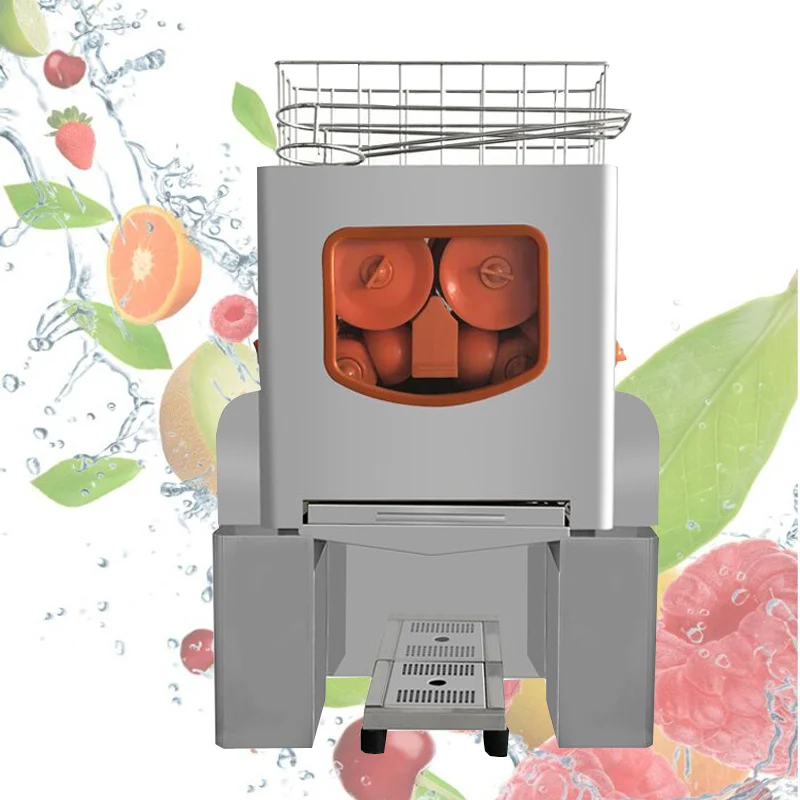 110/220V Commercial Lemon Kumquat Juicer Fully Automatic Juicer Multifunctional Fruit Juice Automatic Residue Juice Machine