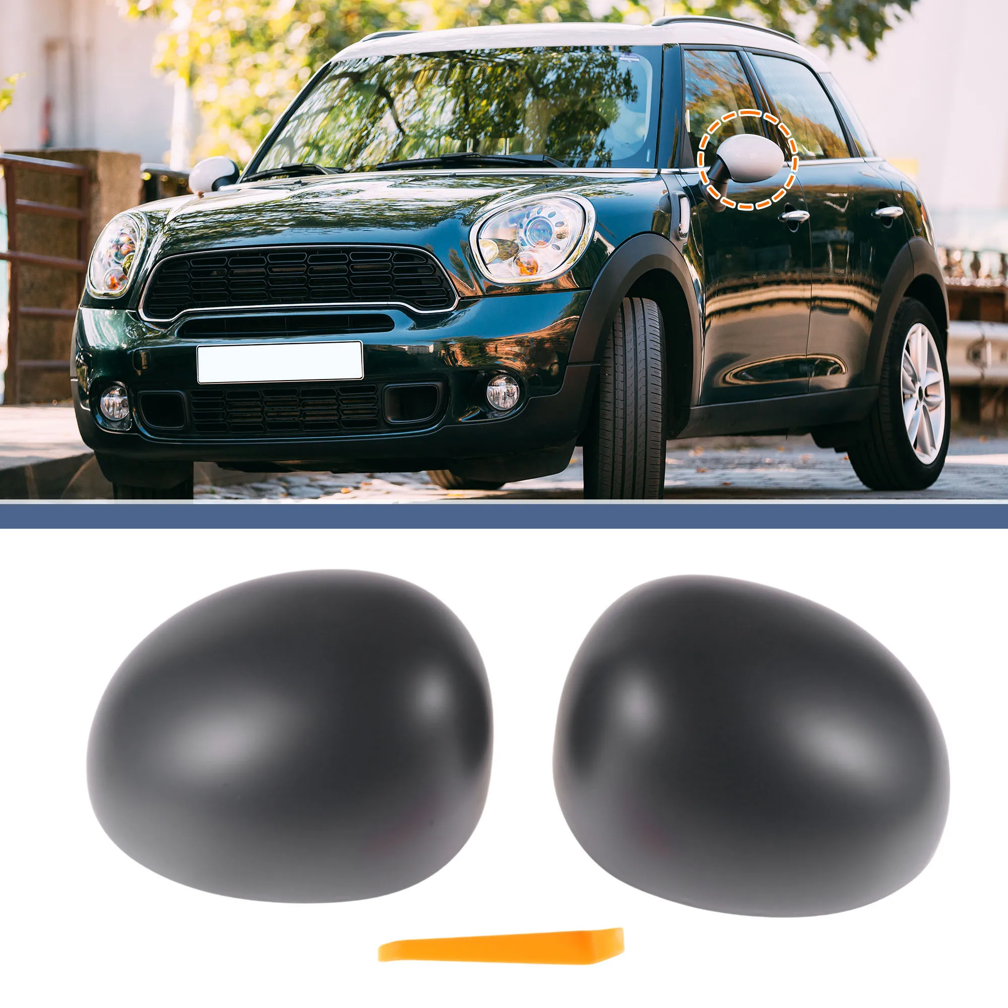 

UXCELL Замена крышки левого и правого зеркала серого цвета для Mini F54 Clubman