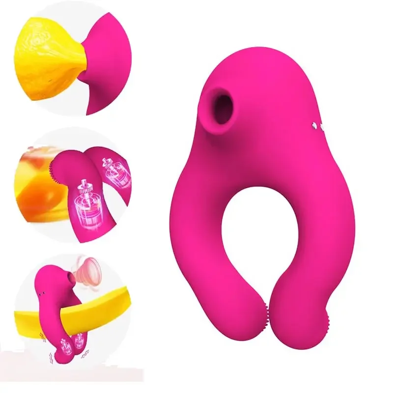 Clitoris Men's Rings Soft Women Sex Penile Clitoral Stimulator Clitoral Suction Cup Vibrator Below Close-up Motor Sale