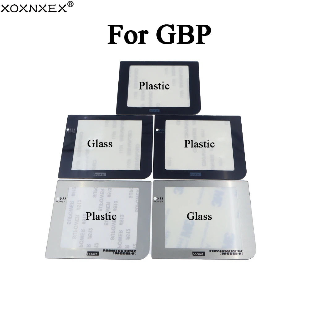 1 Stücke Kunststoff & Glas Bildschirm Objektiv Für Gameboy Pocket GBP Bildschirm Objektiv Schutz Mit/Ohne Licht Lampe Loch