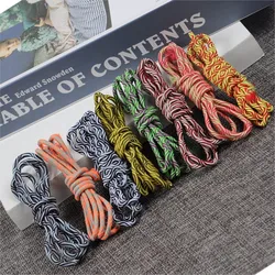 3mm 5Y Elastic Rope Colored Round Elastic Band For Clothing Shoelace Backpack Elastic Twisted Cords Garment Sewing Accessories