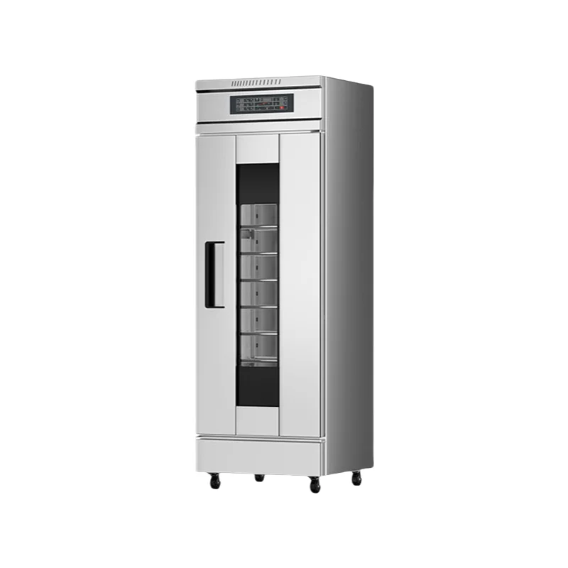 

Electric Bakery Proofer Fermentation Cabinet 32 Trays Double Stainless Steel Doors Commercial Baking Equipment