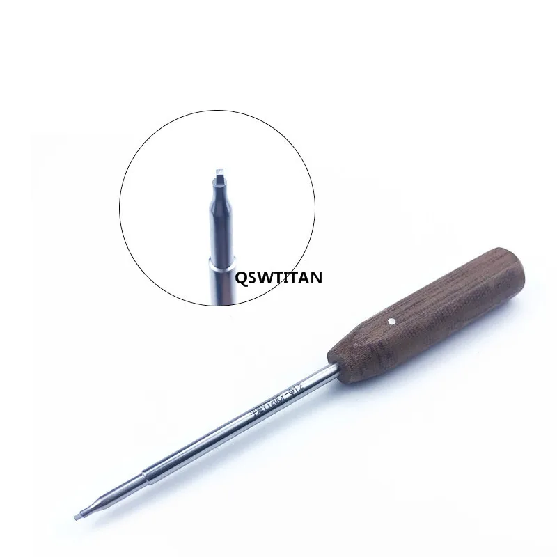 1pcs Orthopedics Screwdriver Square Screwdriver 1.2mm 1.5mm Bone surgical Instruments