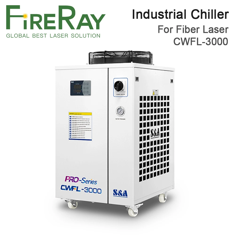 

FireRay S&A CWFL-3000AN & CWFL-3000BN Industrial Water Chillers for For 3000W Fiber Laser Cutting Machine