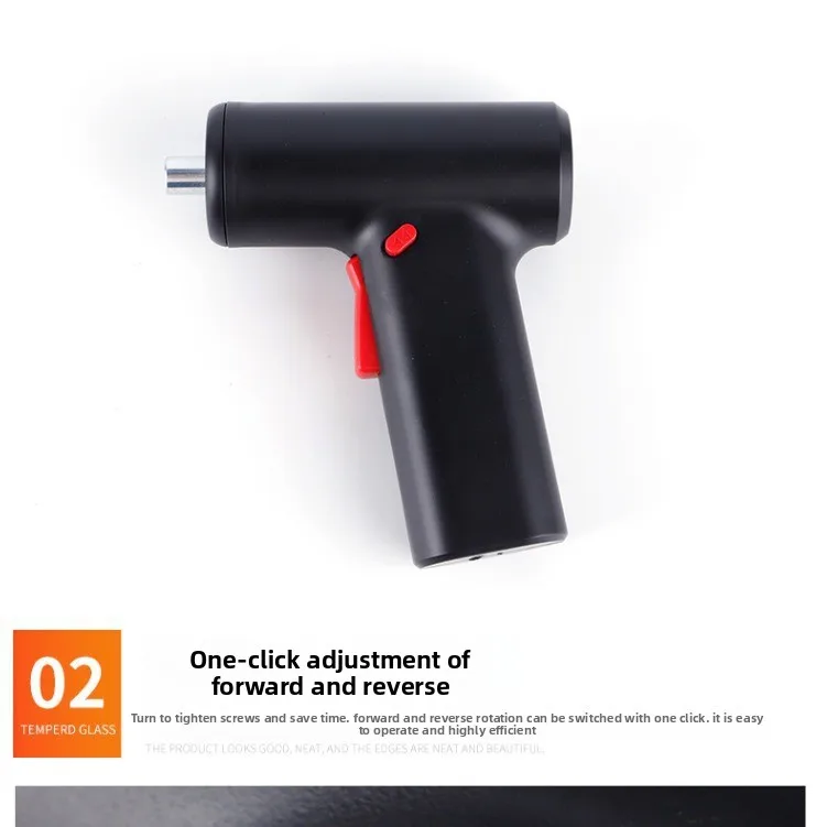 Cordless Electric Screwdriver Set Rechargeable Mini Handheld Gun Type Power Drill Tool for Home Use