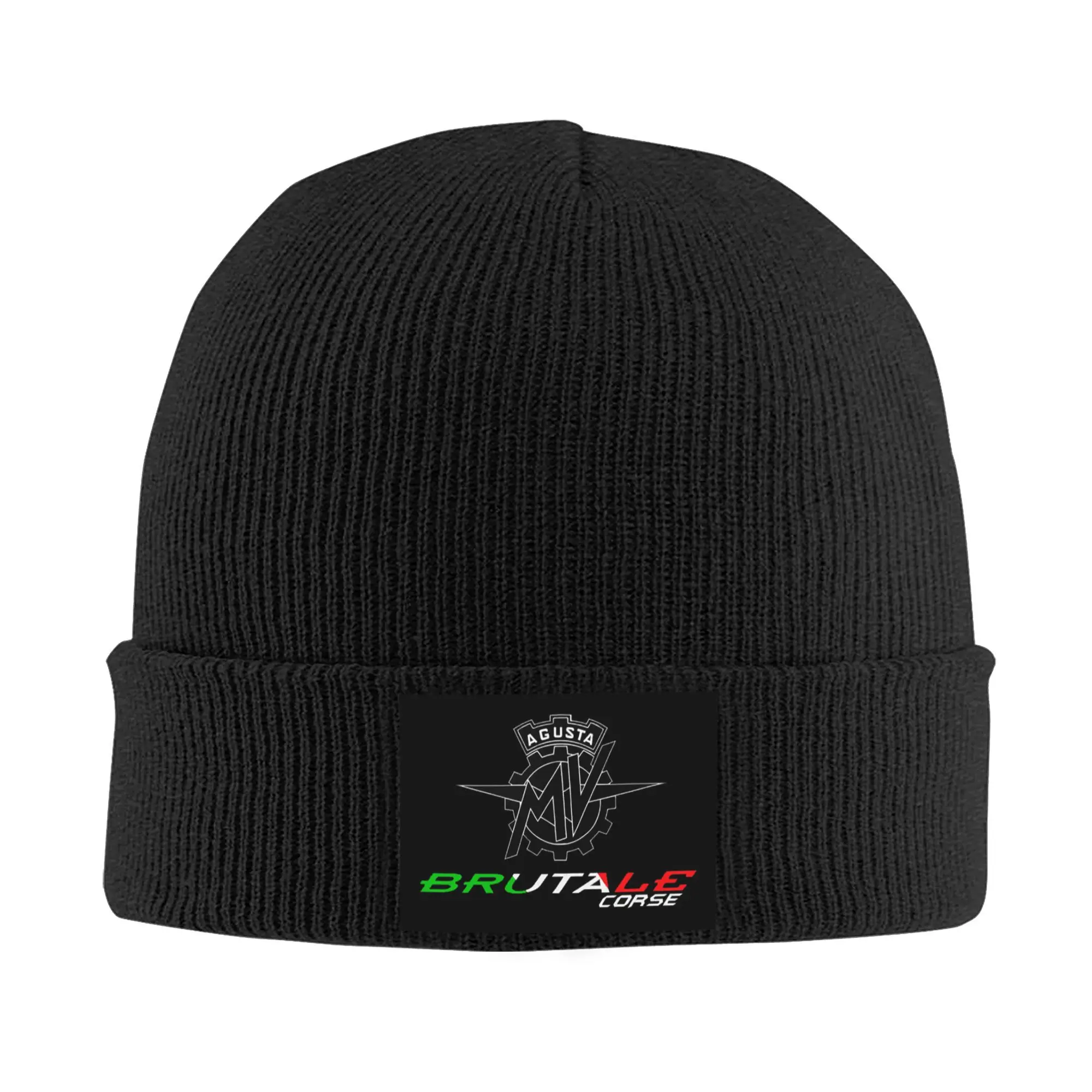 Custom MV AGUSTAs Motro Racing Italian Bonnet Hat Hip Hop Knitted Hats Men Women Unisex Adult  Warm Winter Skullies Beanies Caps