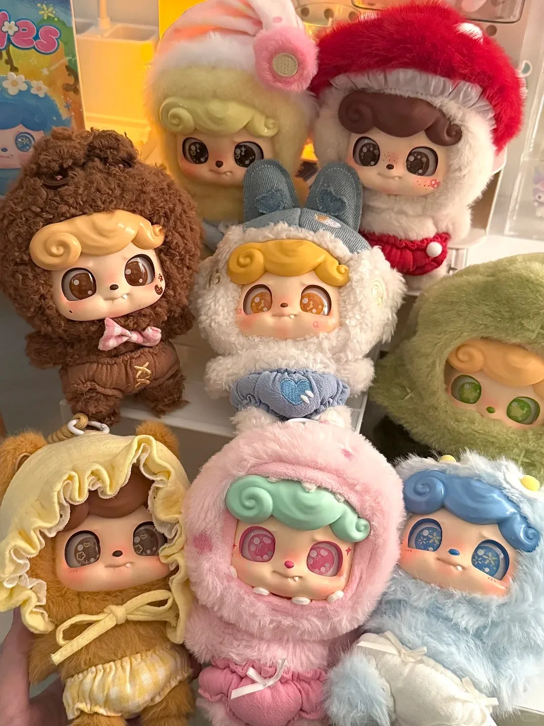 

Q Kid Fantasy Fairy Tale Виниловое лицо Плюшевая глухая коробка Kawaii Сумка Подвеска Орнамент Коллекционная модная игрушка Милый декор Подарки-сюрпризы