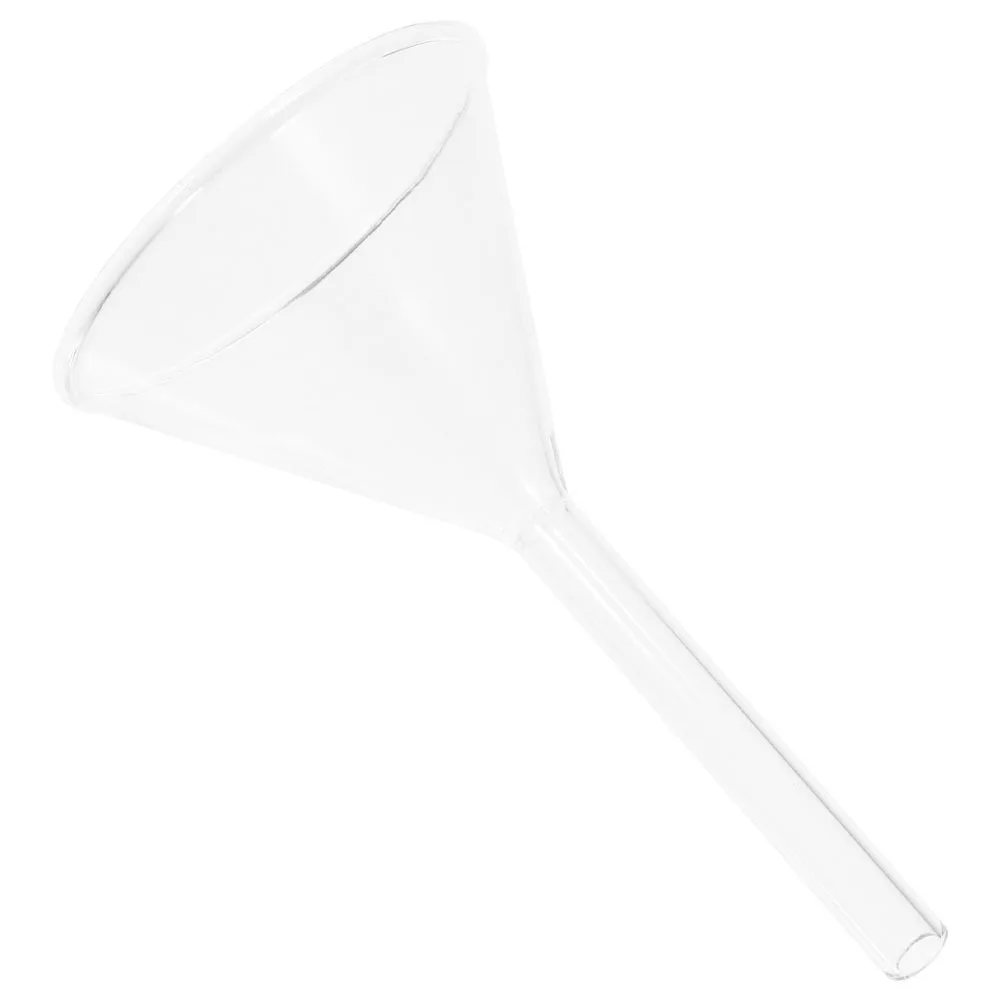 

Glass Funnel Triangular High Stability Wide Mouth 75mm Stem Scientific Laboratory Filtration Liquid Transfer Tool